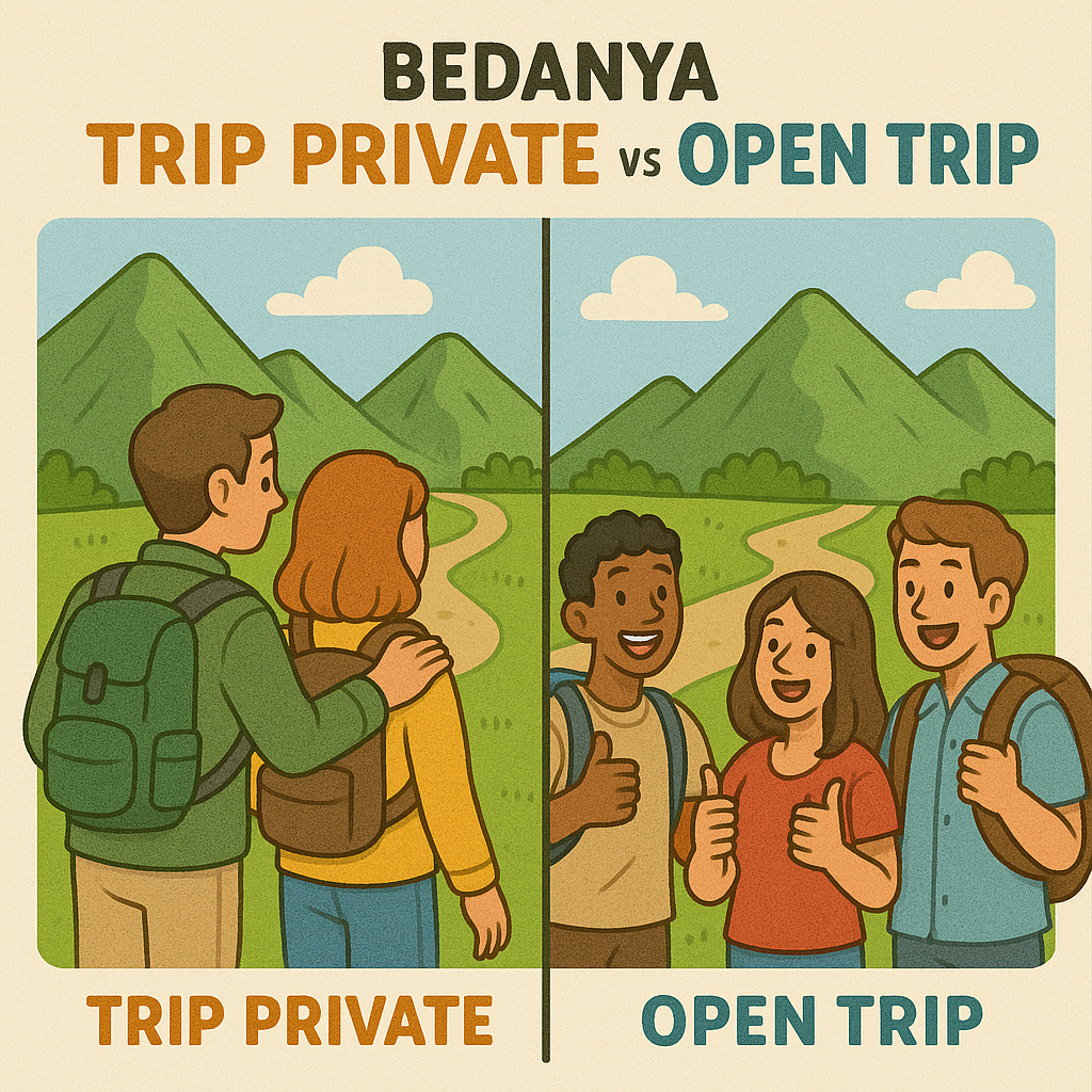 Perbedaan Opentrip Bromo Dan Private Trip Bromo