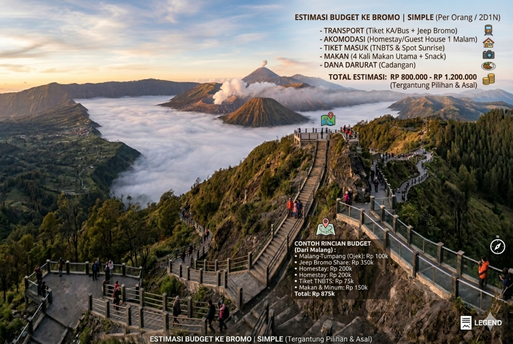 Estimasi Biaya ke bromo