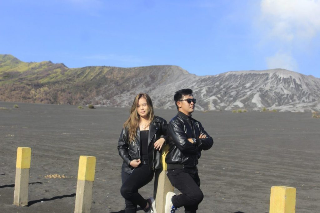 spot foto di lautan pasir bromo