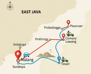 rute bromo