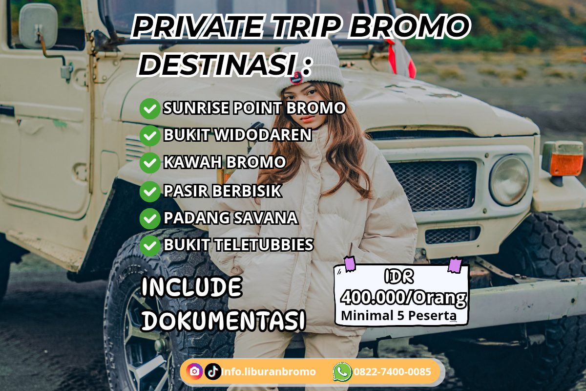 private trip bromo dari malang