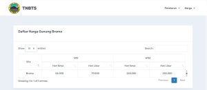 harga tiket masuk bromo terbaru 2026