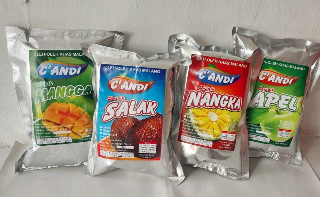 kripik buah khas malang