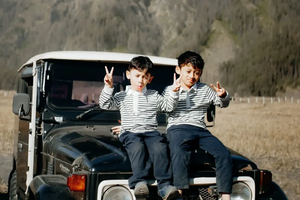 anak kecil ke bromo